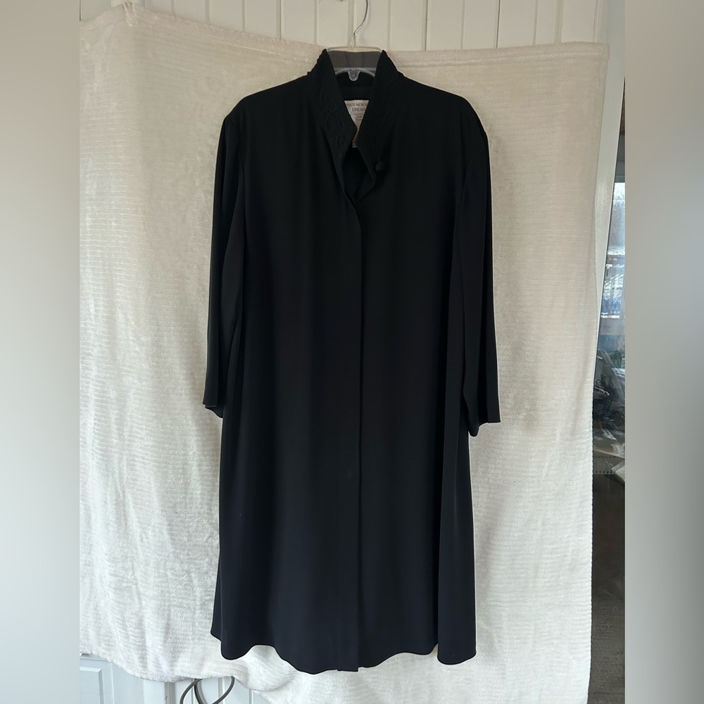Jones New York Classic Black Long Sleeve Outerwear